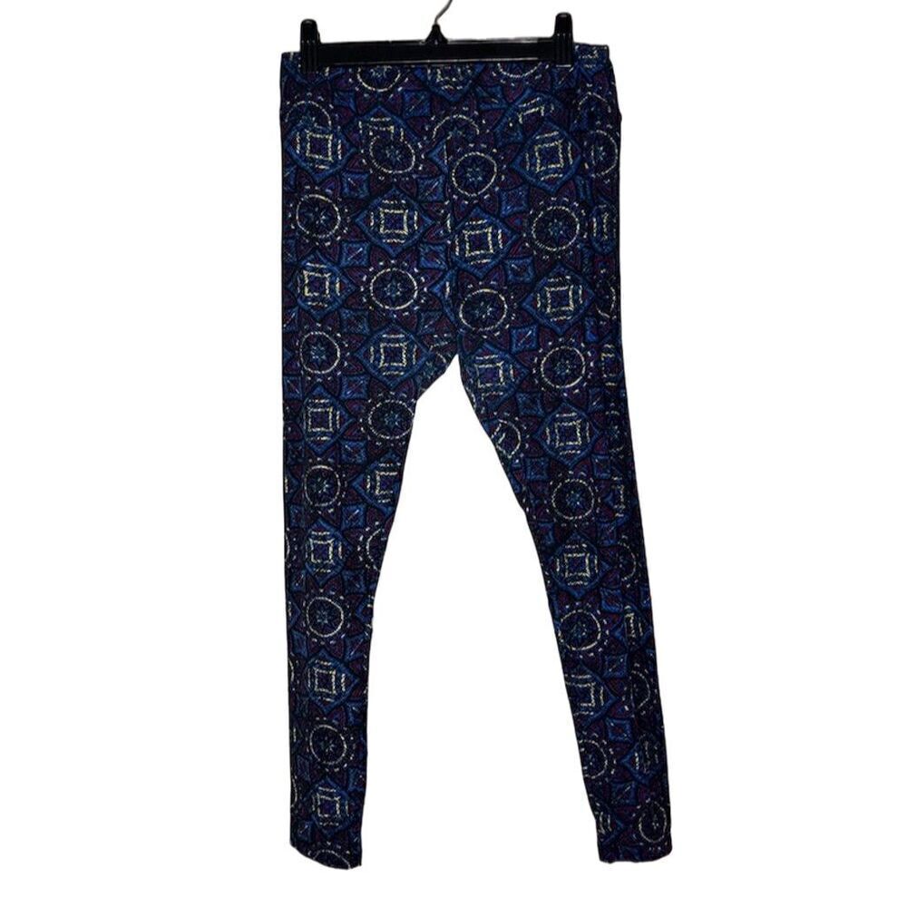 LuLaRoe Tribal Print Leggings One Size Multicolor Buttery Soft Women's Casual